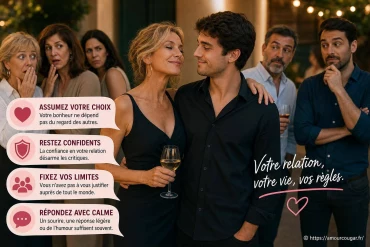 Comment assumer une relation cougar face à son entourage et désamorcer les préjugés ?