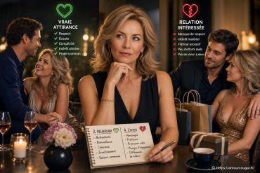 Comment reconnaître une vraie attirance et éviter les relations intéressées quand on est cougar ?